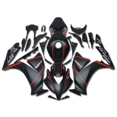 Kit de carenado para Honda CBR1000RR 2012-2016 ABS carrocería de plástico mate negro rojo Foto 1 de 4