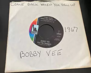 Bobby Vee – Come Back When You Grow Up - 1967 Liberty 55964-45 RPM 7"- Mint - Picture 1 of 3