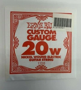 Ernie Ball Custom Gauge 20w Nickle Wound Electric Guitar String- Single - #12D23 - Picture 1 of 4