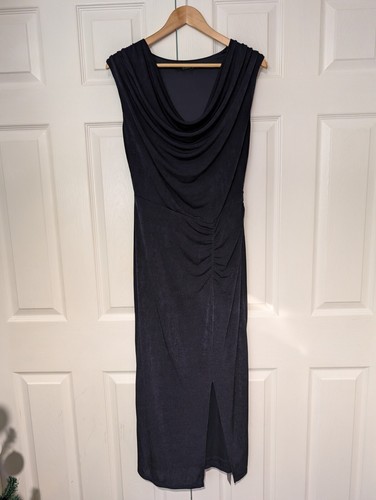 VETEMENTS Abito da festa marina taglia 10 romano abbigliamento occasione collo cappuccio