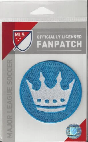 Official MLS Soccer Charlotte Football Club Jersey Patch (C) Crown Logo FREESHIP - Image 1 of 1
