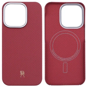 Funda magnética de fibra de carbono delgada con cubierta rígida MagSafe para iPhone 14 15 Pro Max - Imagen 1 de 8