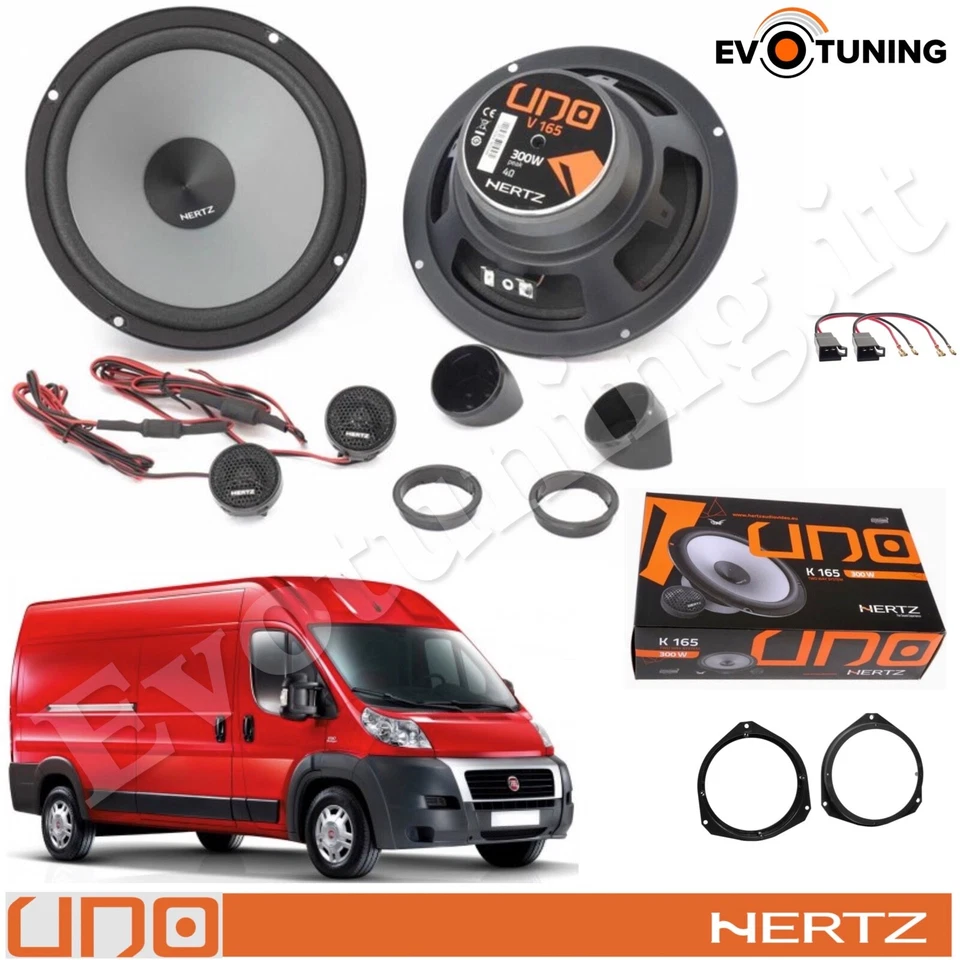 Kit Casse Altoparlanti Hertz K165 2Vie Serie Uno ANT per Fiat Ducato 250 da2006