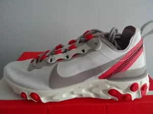 Nike React Element 55 Zapatos de Entrenador BQ2728 010 Reino Unido 3 eu 36 EE. UU. 5.5 NUEVO + CAJA - Imagen 1 de 6