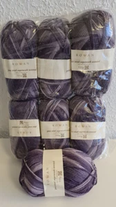 Rowan Pure Wool Superwash Worsted 800g Wolle zum Stricken Designerwolle Fb LILA - Bild 1 von 3