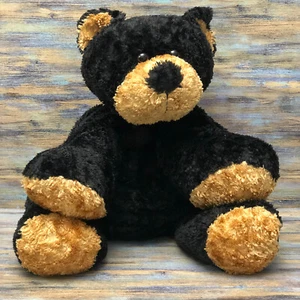 Dan Dee Black Bear 20” Big Beanbag Peluche Animal Almohada Estilo Peluche - Imagen 1 de 14