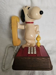 Vintage Snoopy und Woodstock Drucktastentelefon 1970 bis heute.  - Bild 1 von 7