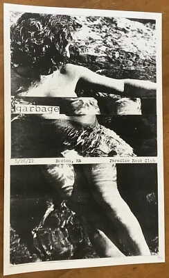 rare GARBAGE concert poster BOSTON 2012 Paradise 5/26/12 Massachusetts #35 /51 - Image 1 of 2
