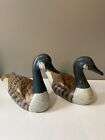 Pair of Vintage Hand-Painted Wooden Duck Decoys