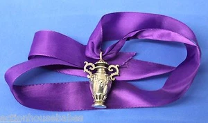 VINTAGE HEAVY SOLID 925 STERLING SILVER VASE STYLE PERFUME BOTTLE PENDANT 13.4 G - Picture 1 of 12