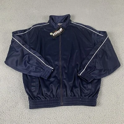 Chaqueta cortavientos para mujer azul medio 100 % poliéster manga larga cremallera completa Foto 1 de 4