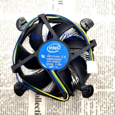 Intel E97379-001 1155/1150/1156 0.60A with radiator CPU fan - Image 1 of 4