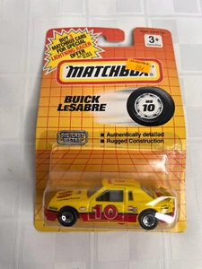 1990 Matchbox DieCast MB10 Buick LeSabre Yellow #10 Shell Racecar E Marshall NEW - Picture 1 of 4