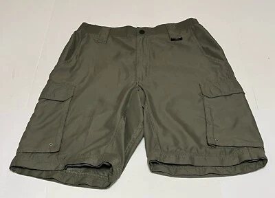 Boy Scouts of America Cargo shorts Mens S Relaxed green casual Polyester Zip off - Image 1 of 4