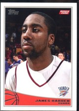 2009 Topps #319 James Harden Rookie Card