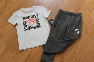 NWT BOYS NIKE SZ 6 SHIRT, SWEATPANTS - Picture 1 of 6