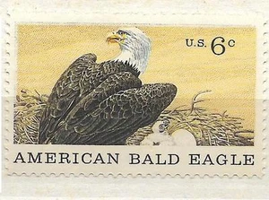 US 1387 American Bald Eagle 6c single MNH 1970 - Picture 1 of 1