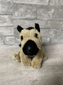 Ganz Tan Black Dog Plush Stuffed Animal Toy Pup 7" Small Size - Picture 1 of 8