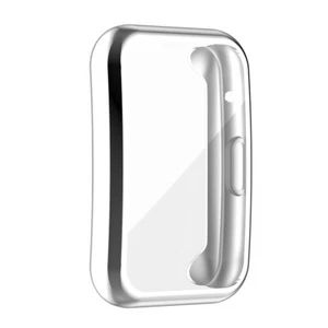 TPU Protector Case Anti Scratches Full Cover for Watch Fit (Silver) - Afbeelding 1 van 7