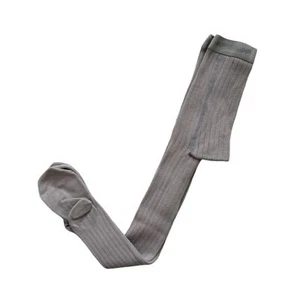 Collegien Louise Ribbed Tights (Gray) Size 5/6 - Picture 1 of 4
