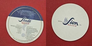 Sion Frage 1: Kölner Turm Brauerei Bierdeckel Coaster Beermat - Picture 1 of 1