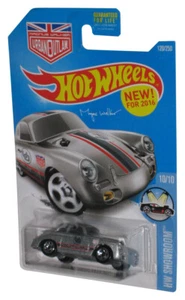 Hot Wheels HW Showroom 10/10 Porsche 356A Outlaw (2016) Silver Toy Car 120/250 - Picture 1 of 1