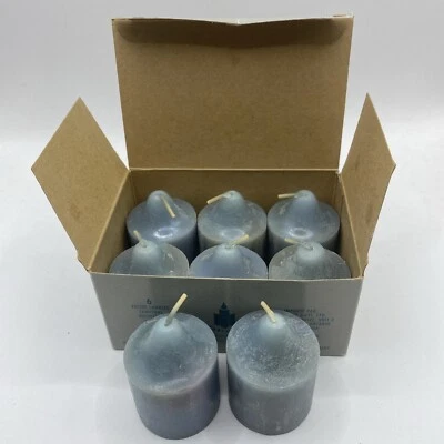 Partylite FRESIA FRENCH BLUE 8-Unused Votive Candles V0663 - Image 1 of 3