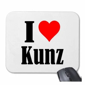 MOUSEPAD Mauspad I Love Kunz Ich Liebe Kunz - Photo 1/1