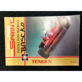 Super SPRINT Tengen (NES) Manual (NO Game/Cover Art/Case) - No Tracking