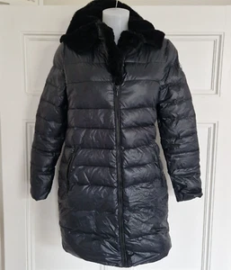 Snowman New York Mage Women's Hooded Puffer Down Coat. Size M - Picture 1 of 7