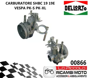 CARBURATORE DELL'ORTO SHBC 19-19 E PIAGGIO VESPA PK 50 S / XL / N / RUSH / - Foto 1 di 1