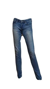 Pantalones de mezclilla ajustados largos lavados ligeros Abercrombie & Fitch Juniors 2 28X33 - Imagen 1 de 3