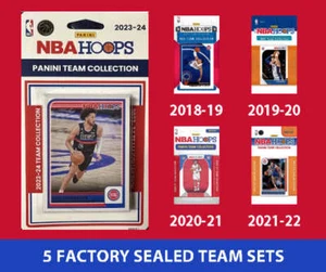 2023-24 NBA HOOPS Detroit Pistons Team Set MultiPack Cunnigham 2022 2015 2013 20 - Foto 1 di 1
