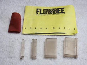 FLOWBEE HAARSCHNEIDE GUMMI VAKUUM ADAPTER + 4 ABSTANDSHALTER & ORIGINAL ANLEITUNG - Bild 1 von 2