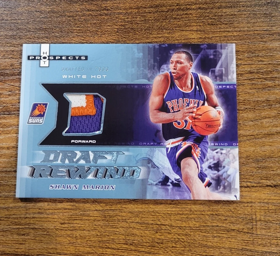 2006-07 Fleer Hot Prospects 白色热材料补丁 Shawn Marion /10 1/1 SSP — 第 1/3 张图片