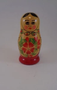 Vintage sowjetisch russische verschachtelte Puppen Set 5" groß UdSSR #4321 Sammlerstück t - Bild 1 von 10