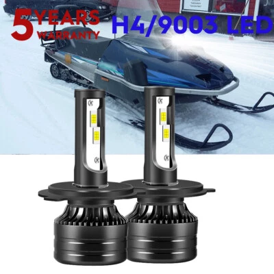 Ярко-белые светодиодные лампы H4 9003 для фар дальнего и ближнего света Arctic Cat Jag 3000 - Изображение 1 из 4