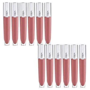 12x L'Oreal Paris Rouge Signature Plump Lip Gloss 7ml 404 I Assert - Picture 1 of 8