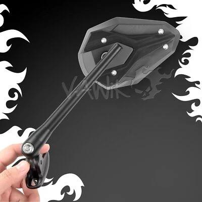 Espejo VAWiK negro VIPERII + adaptador negro se adapta a montaje de carenado YAMAHA FJR 1300 Foto 1 de 4