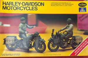 Kit de plástico 1:35 bolsa interior sellada Harley-Davidson motocicletas Testors 858 - Imagen 1 de 12