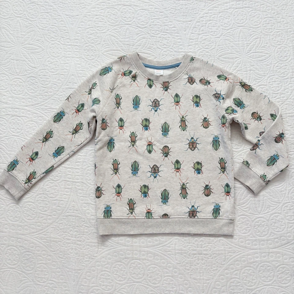 Sudadera Pullover Gymboree Niños Cuello Redondo, Estampado de Insectos (Talla M / 7-8) Foto 1 de 4
