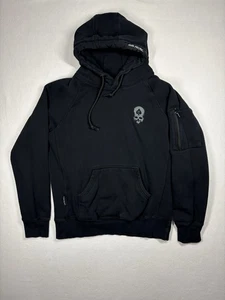 Zero Foxtrot Hoodie Herren L schwarz Tactical Pullover Skull Sweater Hardcore Metal - Bild 1 von 9