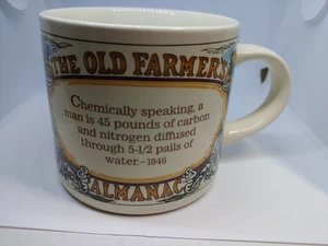 Alter Bauern Almanach Kaffeebecher Westwood 1846 Fakten - Vintage - Bild 1 von 8