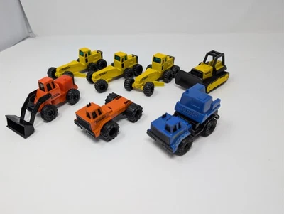 Vintage Tonka Die-Cast Construction Vehicles Lot Set of 7 Trucks Dozer Graders - Image 1 of 4