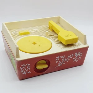 Music Box Recorder Player 1971 Fisher Price Toys VTG sin discos original vintage - Imagen 1 de 10