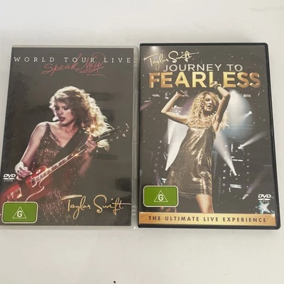 Taylor Swift DVDs Fearless Speak Now Pop Music Live Concert Merchandise - image 1 of 2