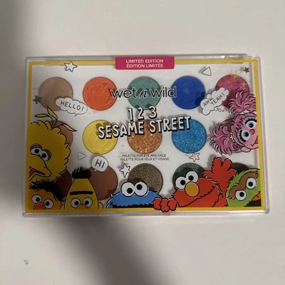 Limited Edition Wet N Wild  Sesame Street Palette For Eye And Face NEW! - Image 1 of 4