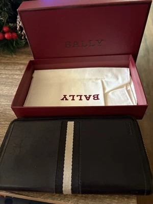 Cartera larga negra con cremallera Bally Foto 1 de 4