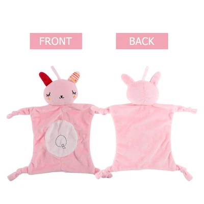  Jolie serviette apaisante bébé animal couette confort serviette jouets drôle - Immagine 1 di 4
