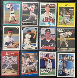 Tom Glavine - (12) 1988-2023 Topps / Fleer / Donruss, Inserts, RC - Braves - Picture 1 of 5